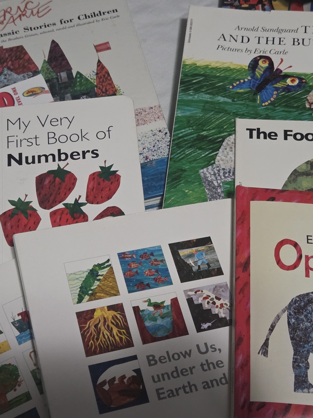 LOT of Children's ERIC CARLE BOOKS Nice Condition! Hardback & Paperback